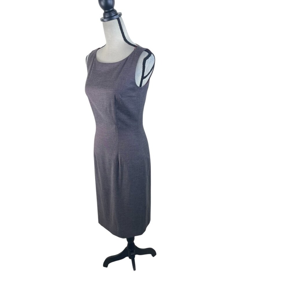 Boss Hugo Boss Sleeveless Wool Blend Sheath Dress Office Career 2 - Picture 3 of 10